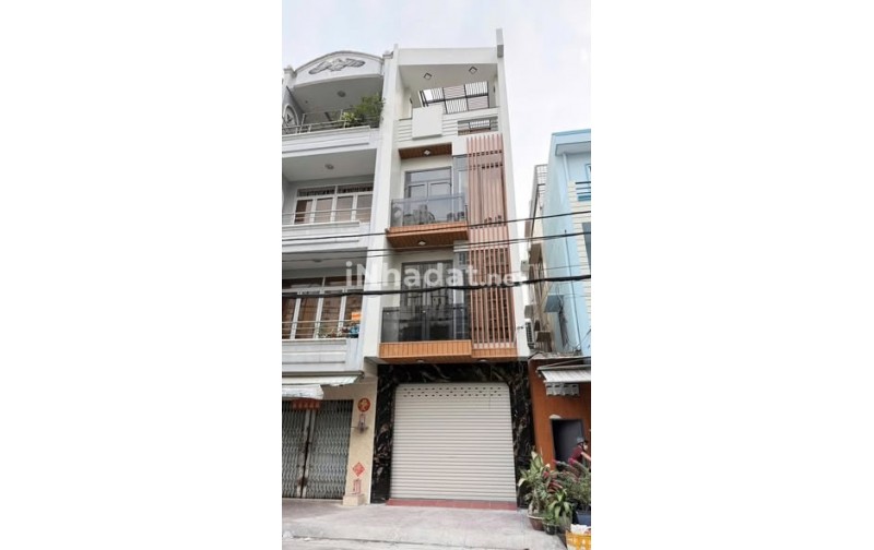 BÁN NHÀ KHU DÂN CƯ BÌNH PHÚ, QUẬN 6 – DT 74M² – GARA Ô TÔ TRONG NHÀ – 5 PHÒNG NGỦ