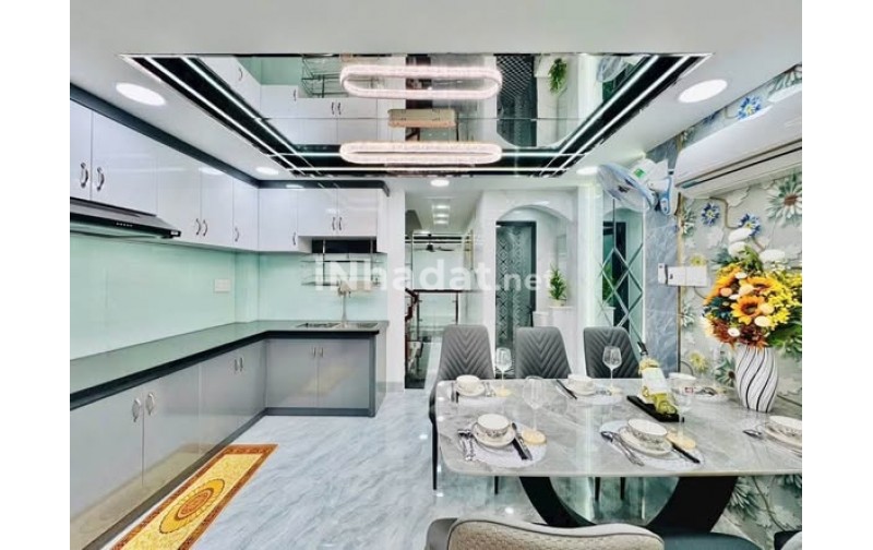 NHÀ MỚI BÙI QUANG LÀ - THIẾT KẾ 4 TẦNG, NỘI THẤT CAO CẤP - QUẬN GÒ VẤP
