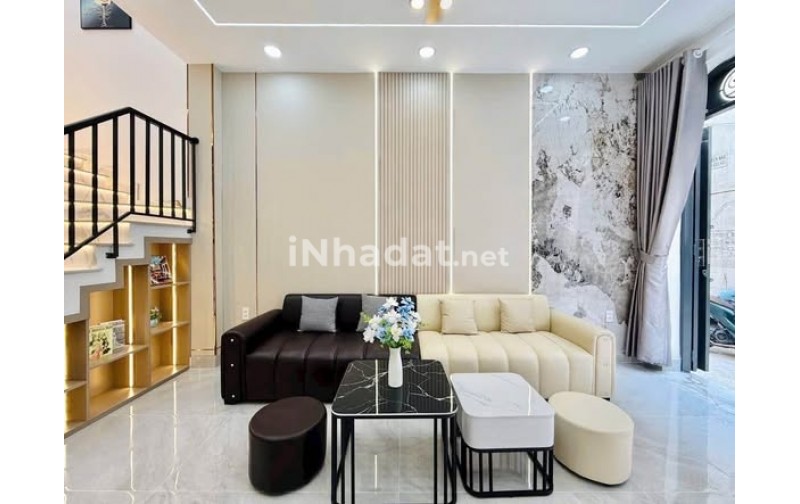 NHÀ ĐẸP PHAN HUY ÍCH - GẦN EMART 2, NỘI THẤT CAO CẤP