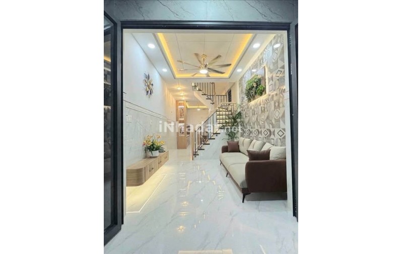 NHÀ MAI XUÂN THƯỞNG - QUẬN 6, HẺM XE HƠI THÔNG THOÁNG