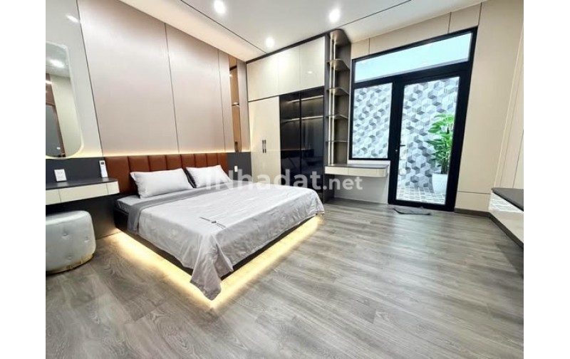 NHÀ CĂN GÓC ĐƯỜNG SỐ 9 - GÒ VẤP, THIẾT KẾ 3 PHÒNG MASTER