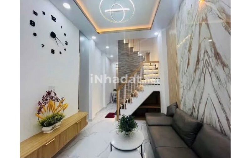 CHO THUÊ NHÀ ĐƯỜNG BÙI QUANG LÀ GÒ VẤP TRANG BỊ ĐẦY ĐỦ NỘI THẤT CAO CẤP