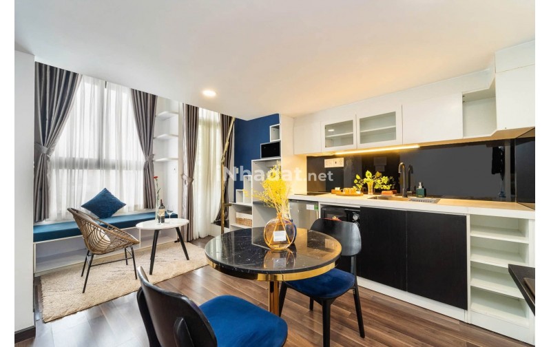 CHO THUÊ CĂN HỘ STUDIO, 1 PHÒNG NGỦ, QUẬN 1, FULL NỘI THẤT, GẦN ĐÀI TRUYỀN HÌNH