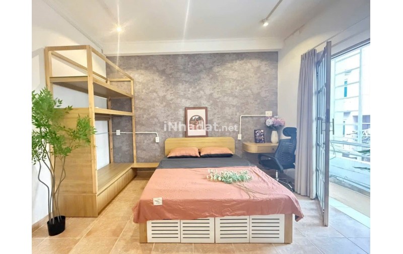 CHO THUÊ CĂN HỘ STUDIO BAN CÔNG, ĐIỆN BIÊN PHỦ, QUẬN 1, GẦN CÔNG VIÊN LÊ VĂN TÁM