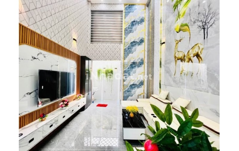 BÁN NHÀ PHỐ 4 TẦNG - HẺM NHỰA 12m - LÊ VĂN KHƯƠNG- QUẬN 12