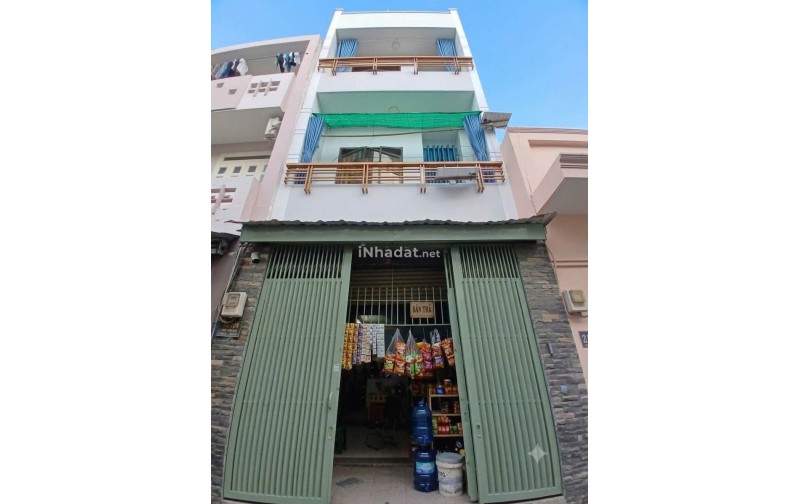 Bán Nhà Phú Thọ Hòa, Tân Phú – 40m² – 4 Tầng – Ô Tô Đỗ Cửa – Giá 5,99 Tỷ