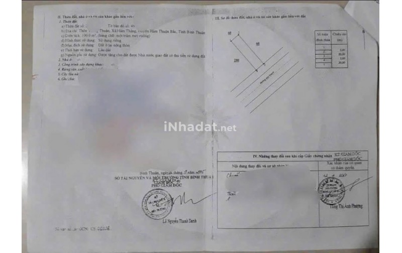 Bán Đất Thổ Cư Mặt Tiền KDC Bến Lội, Hàm Thắng – Giá 1,69 Tỷ