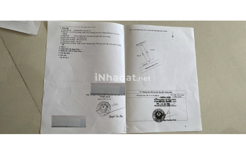 Bán 3 Nền Đất Liền Kề Đường Xuân Diệu, TP Rạch Giá