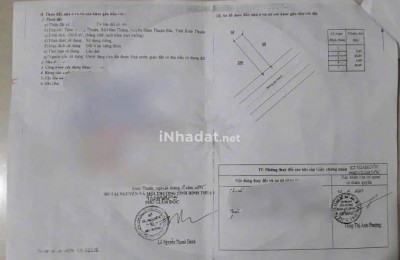 Bán Đất Thổ Cư Mặt Tiền KDC Bến Lội, Hàm Thắng – Giá 1,69 Tỷ