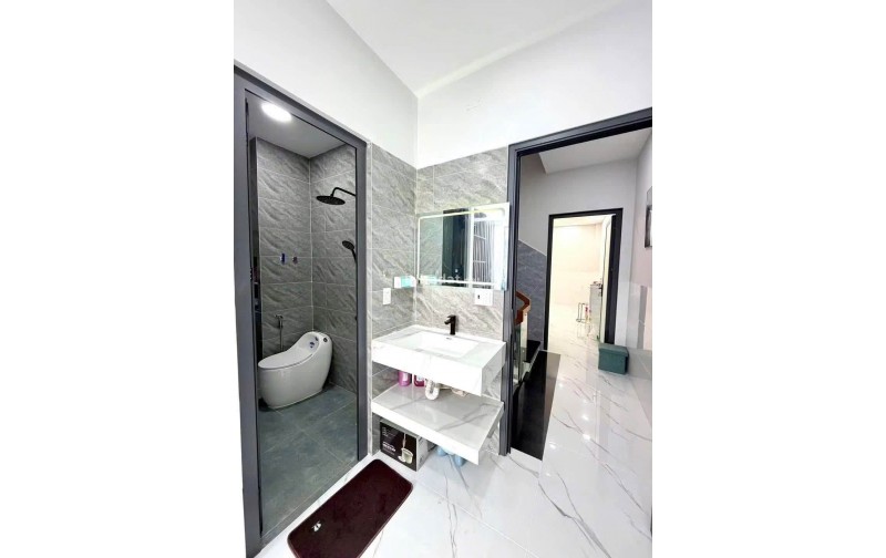 NGUYỄN SÚY- QUẬN TÂN PHÚ - 65M² - 4 TẦNG - HẺM 6M, OTO NGỦ TRONG NHÀ - KHU PHÂN LÔ ĐỒNG BỘ- NGAY CHỢ TÂN HƯƠNG - CHỈ 8.9 TỶ TL.