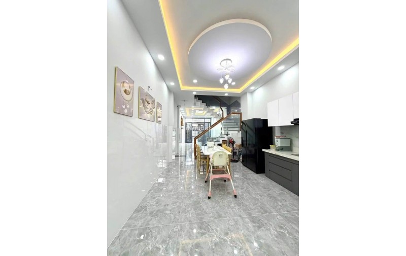 NGUYỄN SÚY- QUẬN TÂN PHÚ - 65M² - 4 TẦNG - HẺM 6M, OTO NGỦ TRONG NHÀ - KHU PHÂN LÔ ĐỒNG BỘ- NGAY CHỢ TÂN HƯƠNG - CHỈ 8.9 TỶ TL.