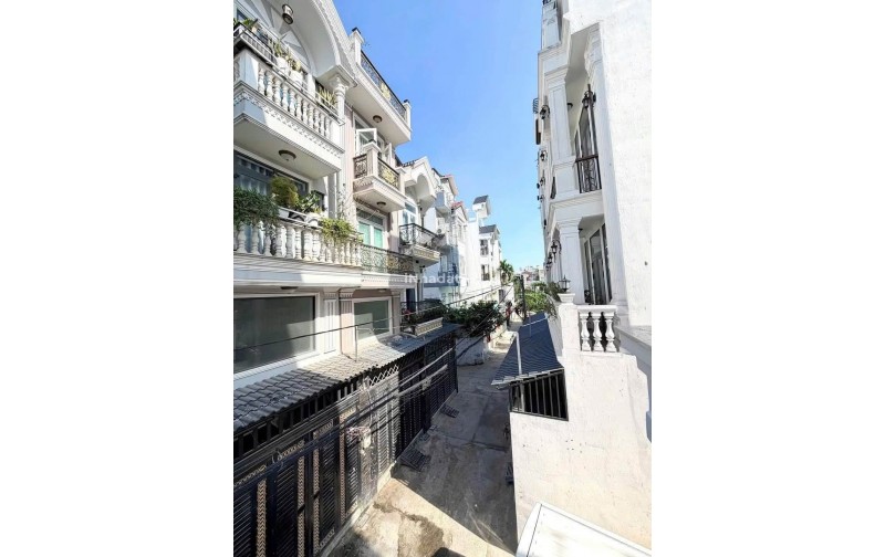 NGUYỄN SÚY- QUẬN TÂN PHÚ - 65M² - 4 TẦNG - HẺM 6M, OTO NGỦ TRONG NHÀ - KHU PHÂN LÔ ĐỒNG BỘ- NGAY CHỢ TÂN HƯƠNG - CHỈ 8.9 TỶ TL.