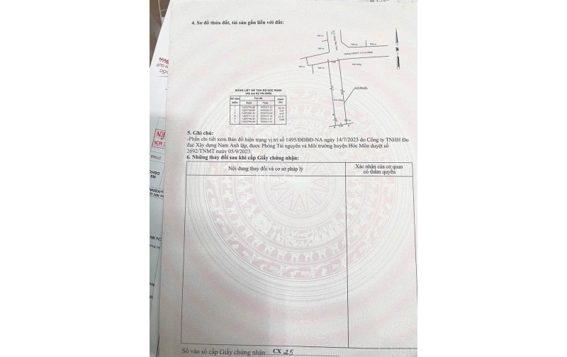 ĐẤT BAO THỔ CƯ XÃ ĐÔNG THẠNH– TP.HCM - GIÁ 4,2 TỶ - 150M2