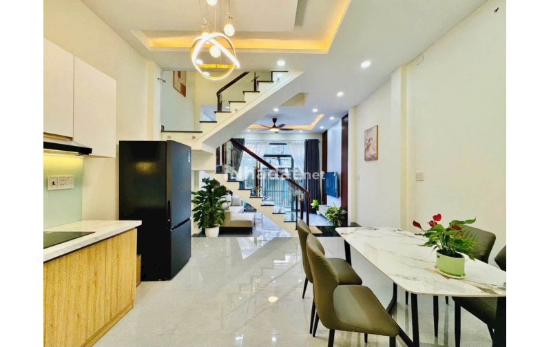 NHÀ MỚI 5 TẦNG FULL NỘI THẤT – NGANG 4,5M NỞ HẬU 11M – GIẢM 800 TRIỆU